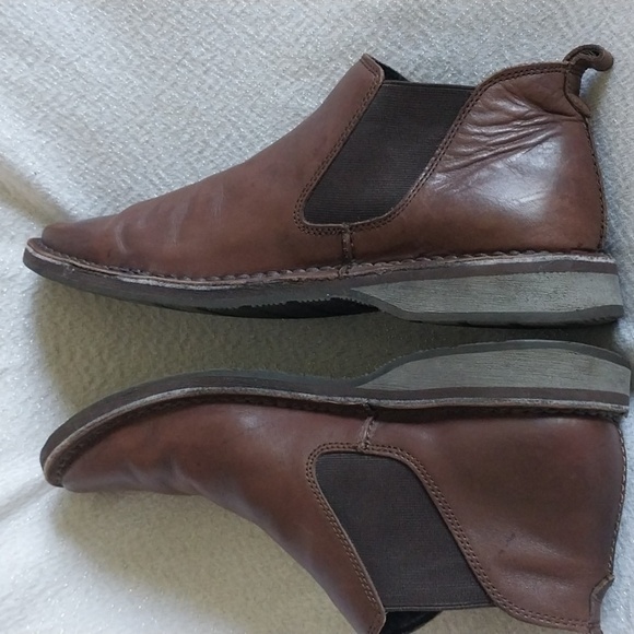 Kenneth Cole Reaction Brown Leather Boots Size 9.5-10 - Picture 6 of 9